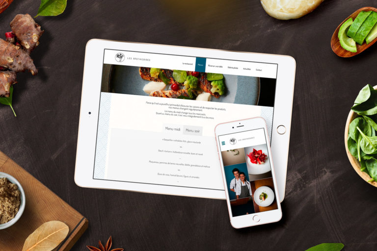 Site internet du restaurant Les Apothicaires
