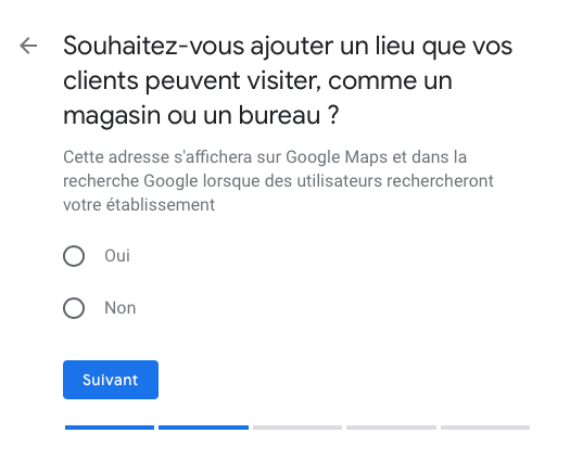 Ajouter un lieu pour améliorer sa présence en ligne