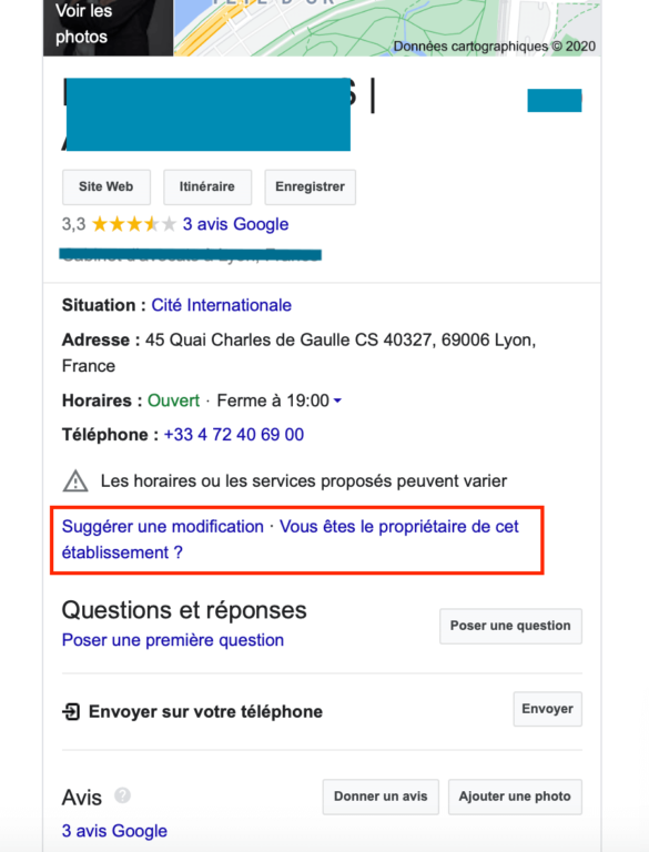 Comment revendiquer la propriété d'une fiche entreprise sur Google My  Business - Frsh